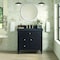James Martin Vanities 36'' Single Vanity, Black Onyx w/ 3 CM Charcoal Soapstone Quartz Top 424-V36-BKO-3CSP - alternate 2